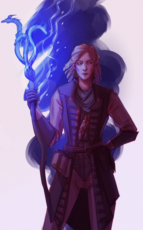 my beloved sister’s OC from Dragon Age: Inquisition