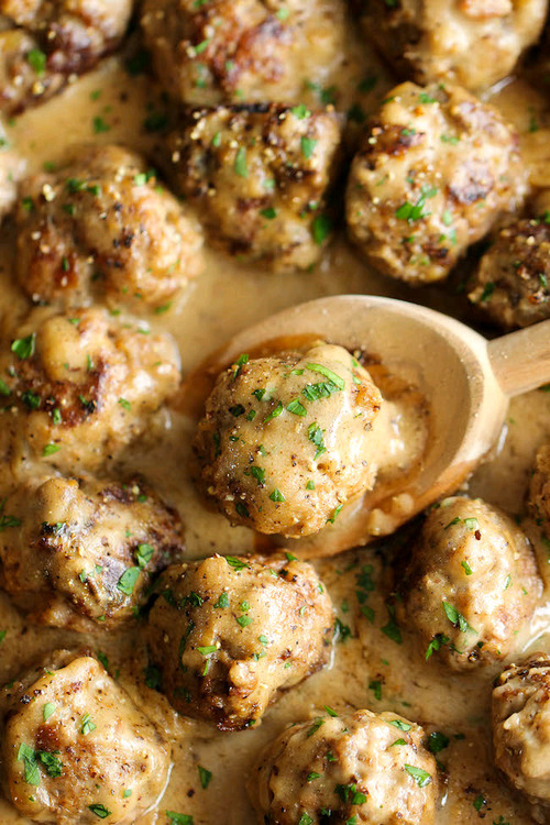 hardcore-food:  Swedish Meatballs…Click here for more food photography!. 