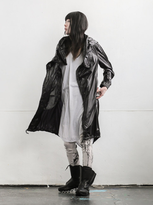 24thofaugustosakajapan: TOP:nude masihiko maruyamaPANTS:RoqueSHOES:adidas by RickOwens 