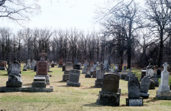 goldenprairies:slanted cemetery