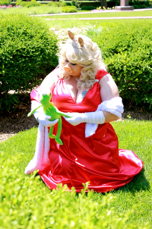 nevertoomanyspiders:  rileyomalley:  sealprinceling:  cccaptions:  Miss Piggy dazzling for days, cosplayed by Sweets4aSweet  Oh my god  omg shes so cute  SO GREAT EEEE 