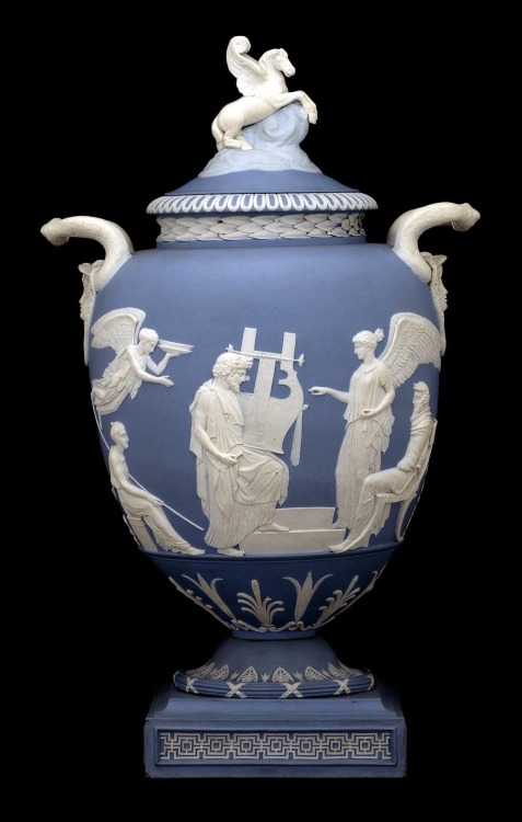 mizstorge:mythologer:Potter Josiah Wedgwood was born #onthisday in 1730. This beautiful vase, known 