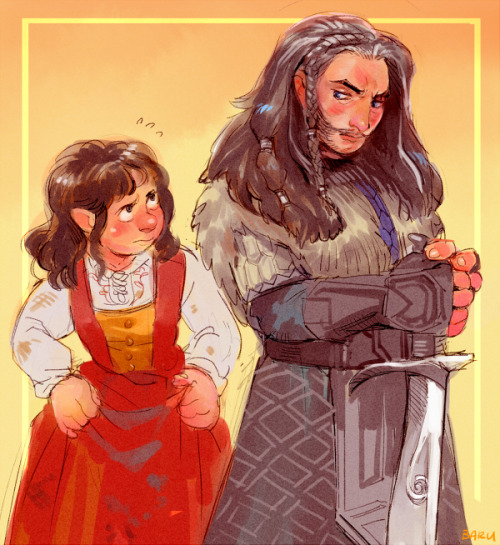 crawlingstone:Female Bilbo and Thorin :)