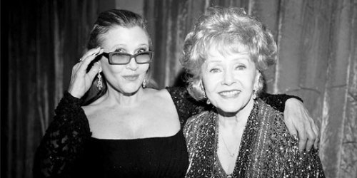 hennyproud:hennyproud:RIP Carrie Fisher (October 21, 1956 - December 27, 2016)RIP Debbie Reynolds (A