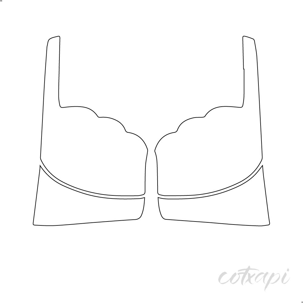 Ladies Bra Design Bikini outline Panty Underwear style in vector art