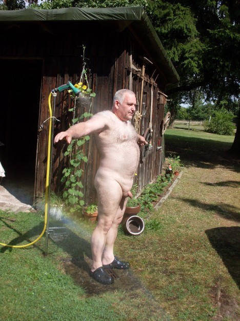 Art and photos of older man