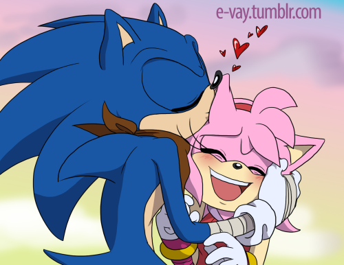 Ben The Cancer (COMMS OPEN!!!!!!!!) on X: sonamy for da valentine