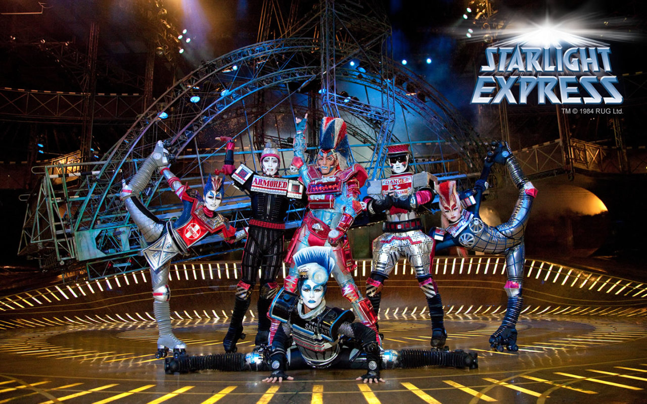 I Can Shock You Set You On Fire Official Starlight Express Wallpaper Featuring