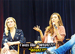 Lindsey and Eliza talking about Alycia filming the fight scene with Roan :)