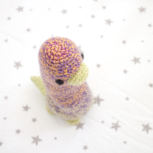 I made a free crochet pattern for this big brontosaurus dinosaur! You can get it on my blog now.