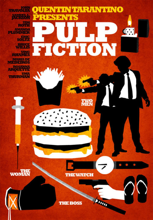 wetpaintblog:  Awesome Quentin Tarantino Posters!! I do not know who is the illustrator, if you know it, please tell me 