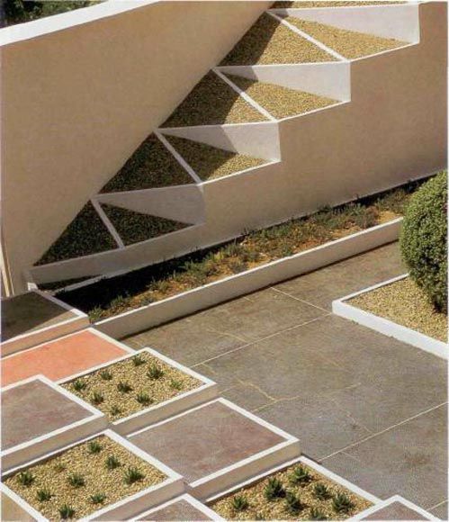 melissem: Cubist Garden, Villa de Noailles, Hyeres designed by Gabriel Guevrekian
