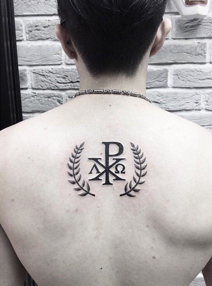 My first tattoo  Chi Rho by Kevin Mercado  Kevinchoi Tattooworks  CDO  Philippines  rtattoos