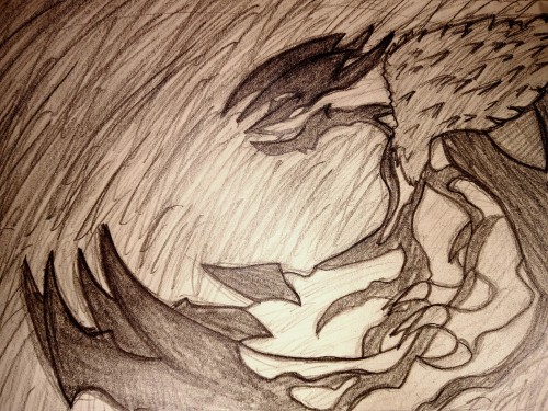 Yveltal For The Sketchbook !! (May Or May Not Have Been Drawn For My Partner :>)