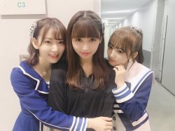 hkt48g:  Miyawaki Sakura - Kurihara Sae -