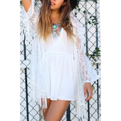 Fringe Lace Kimono