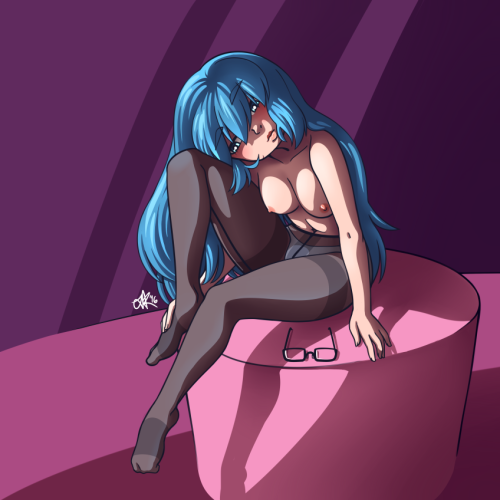 trilbystumb:i was possessed by a burning desire to draw florence in pantyhose, so i did