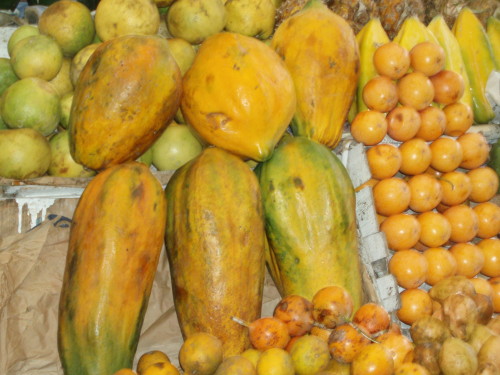 Yellow Fruits, Mercado Central, Quito, Pichincha, Ecuador, January 2008. 