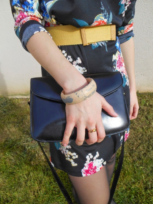 Fashionmylegs: Style Pick  Perfecto: Etam Dress: H &amp; M Belt: MangoBallerinas: