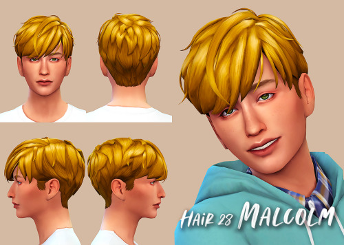 Hair 27 Hugo | Hair 28 Malcolm | Hair 29 WolfgangI have made the hair for three boys who has been th