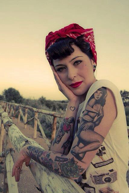 tattoosonbreast: If you love sexy inked girls click here