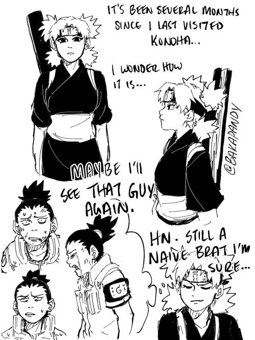 bakapandy: growth spurtFollow up Shikamaru’s POV EDIT: BONUSShe doesn’t even know why she’s so mad