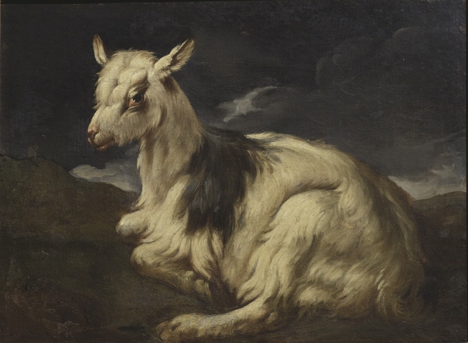 nationalmuseum-swe: A Goat Resting by Philipp Peter Roos, Nationalmuseum, SWE http://collection.nationalmuseum.se/eMuseumPlus?service=ExternalInterface&amp;module=collection&amp;objectId=17232