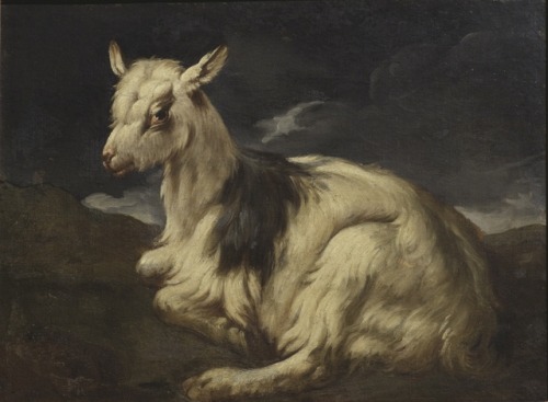 nationalmuseum-swe: A Goat Resting by Philipp Peter Roos, Nationalmuseum, SWE http://collection.nationalmuseum.se/eMuseumPlus?service=ExternalInterface&module=collection&objectId=17232 