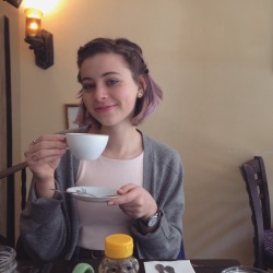 artsybub:  queeercompanion:  visited a decadent tea shop w my mom!!! it was absolutely incredible  ig: halloweenrose99   BB