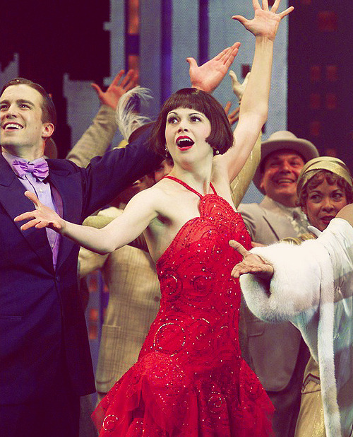 broadwayphotos: Gavin Creel and Sutton Foster in Thoroughly Modern Millie (2002).