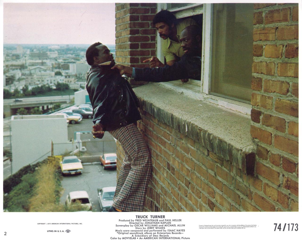 gutsanduppercuts:  Isaac Hayes is….TRUCK TURNER. Poster and lobby card set.