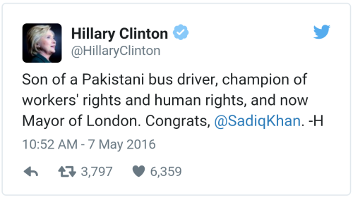 micdotcom:Sadiq Khan becomes first Muslim mayor of LondonLabour Party’s Sadiq Khan has become the fi