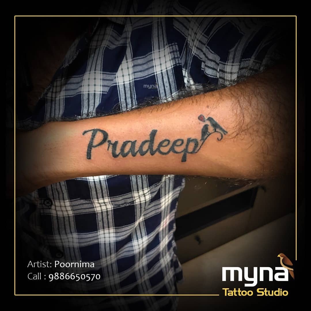 inkcrypttattoostudio nametattoo namecalligraphy valentinegift  valentine2023 permanenttattoo pradeep tattoodesign showyourlove   Instagram