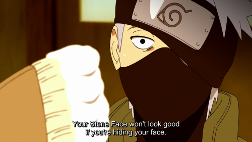 This Is Really Funny Because Kakashis Face On Hokage Mountain Does End Up Having His Mask On