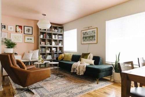 thenordroom: Salt Lake City cottage | photos by Landon Vonderschmidt | get the look: hex side table 