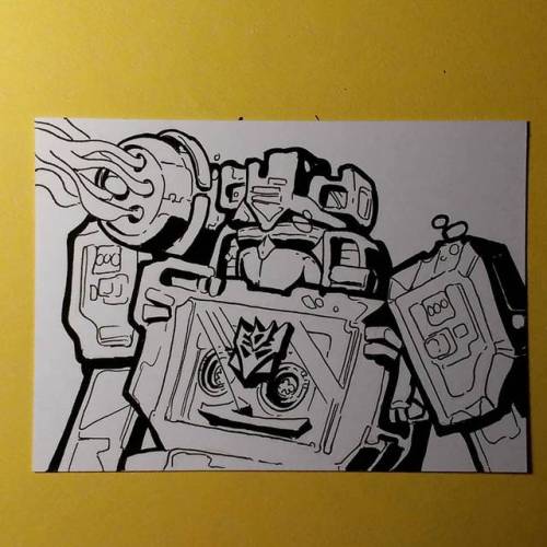 Day 22 #soundwave #inktober #inktober2017 #transformers #decepticons #hasbro #illustration #sketchca