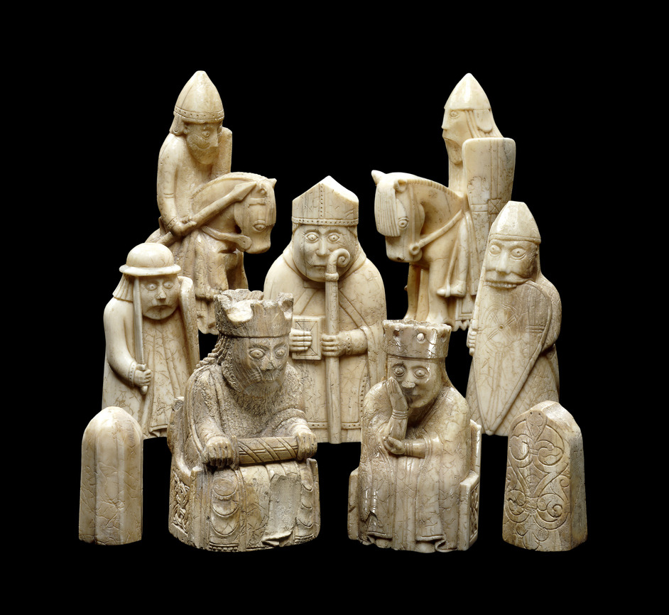 A thing of beauty via ice9:
“ The Lewis Chessmen, 13th Century probably made in Norway; found on the Isle of Lewis, Outer Hebrides, Scotland
”