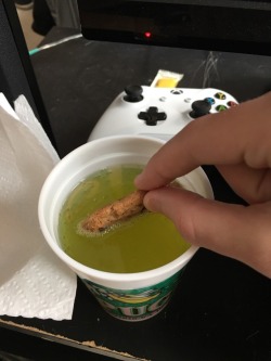 renzonite:  finalfantasyvii:  I like to dip my cookies in Mountain Dew because it gives them an ever so tangy flavor if left in there for the right amount of time  This has become a candidate for my Least favorite post 