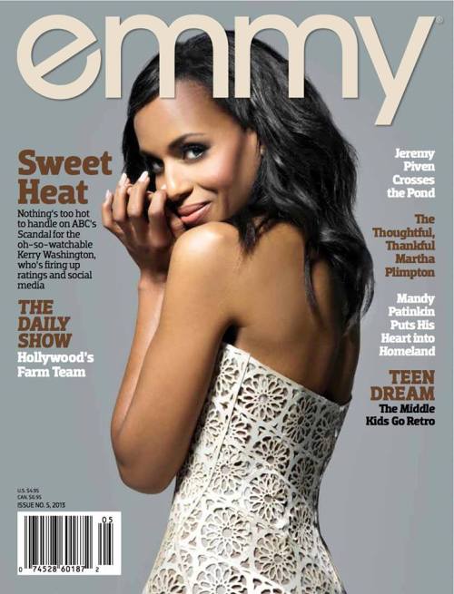 Kerry Washington. First black woman nominated for lead actress in Drama Series since 1995. 