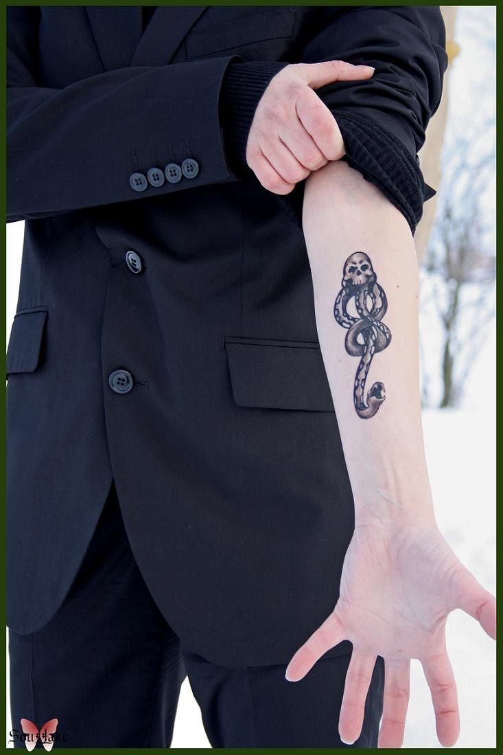 Top 30 Death Eater Tattoo Design Ideas Colorful Black  White  Saved  Tattoo