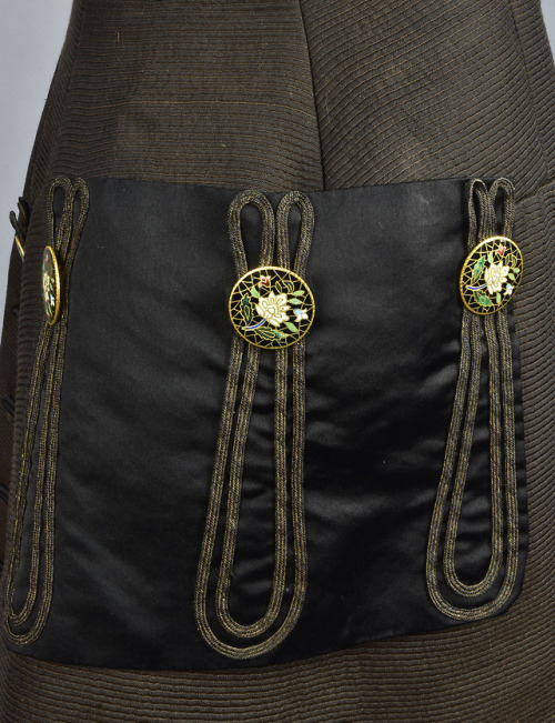 fripperiesandfobs: Pingat jacket, 1880′s From Whitaker Auctions