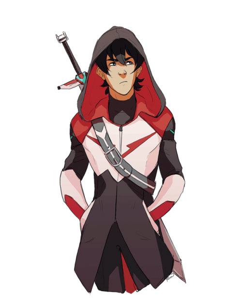 radio-silents:drew this fantasy AU Keith because it’s Anne’s birthday and she loves sword boys <3