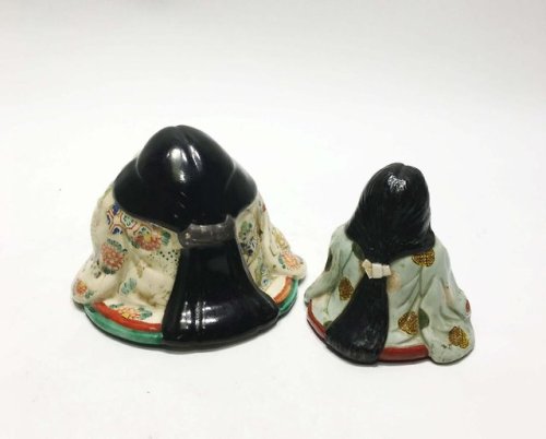 lilit69: Two Japanese Satsuma Erotic Seated Figure