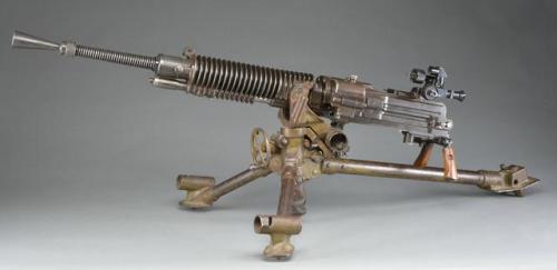 Japanese Type 92 heavy machine gun, World War II.from Poulin Antinques