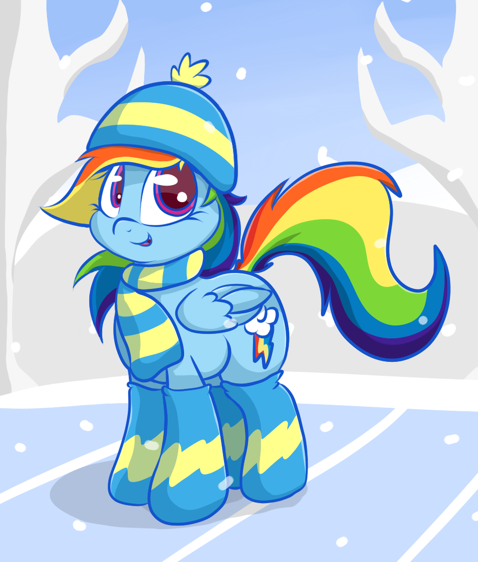 graphenedraws:  Drew up some Dash in wintery stuffVersion 1 and Version 2  &lt;3