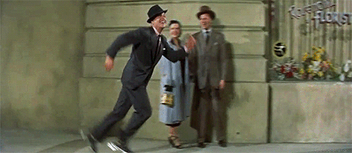 idlesuperstar:Gene Kelly doing everything he normally does, but on rollerskates, in It’s Always Fair