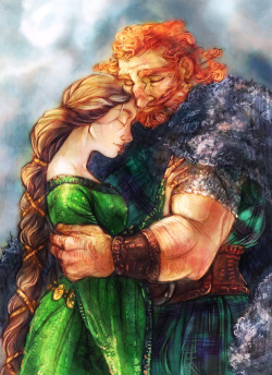 mistytang:  Elinor and Fergus by *MistyTang