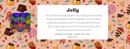 Today&rsquo;s next artist is: Jelly! They have eye catching colors and compositions like we&