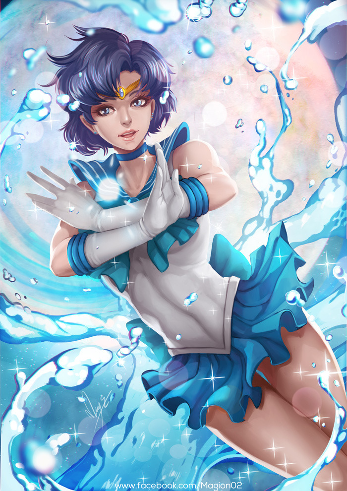 realms-of-fantasy:    Sailormoon Mercury Remastered   