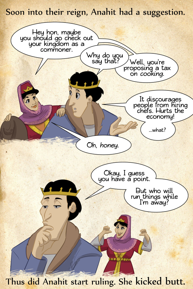 rejectedprincesses:   Anahit: The Queen Who Made the King Get a Job (Armenian Folk